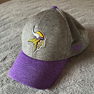 New Era Gray and Purple Vikings Hat